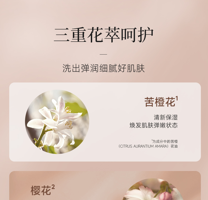 丽塔斯特美肌弹润花本香氛沐浴露_Z6尊龙凯时国际官网-Z6尊龙凯时美容保健品有限公司官网-Z6尊龙凯时金纯官网